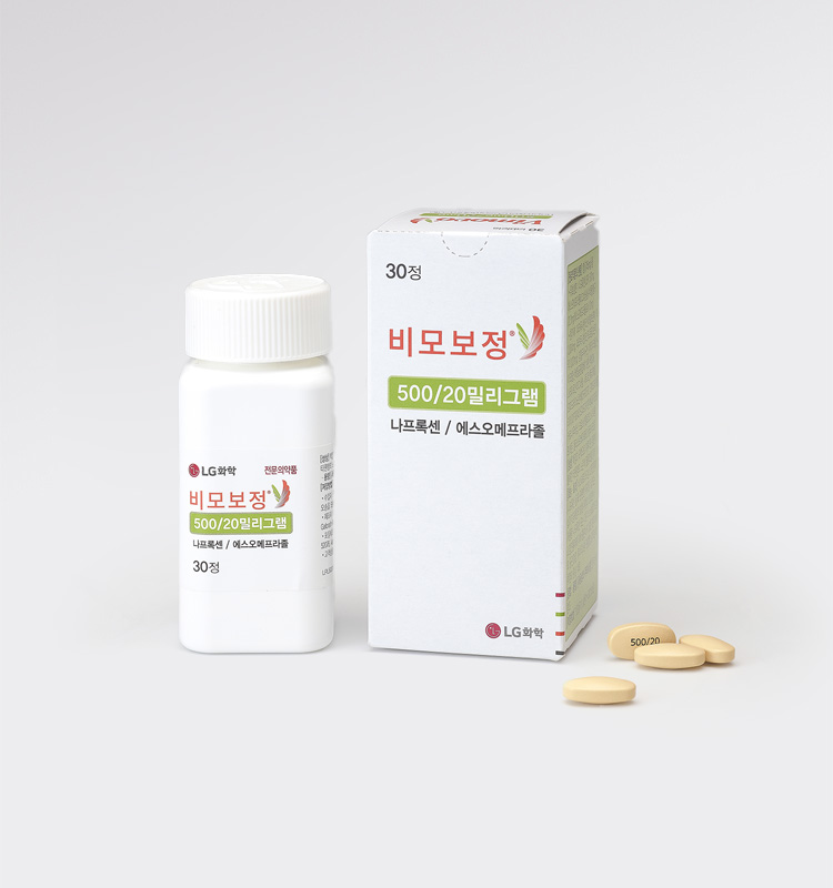 비모보 정 Vimovo Tab. LG화학 생명과학